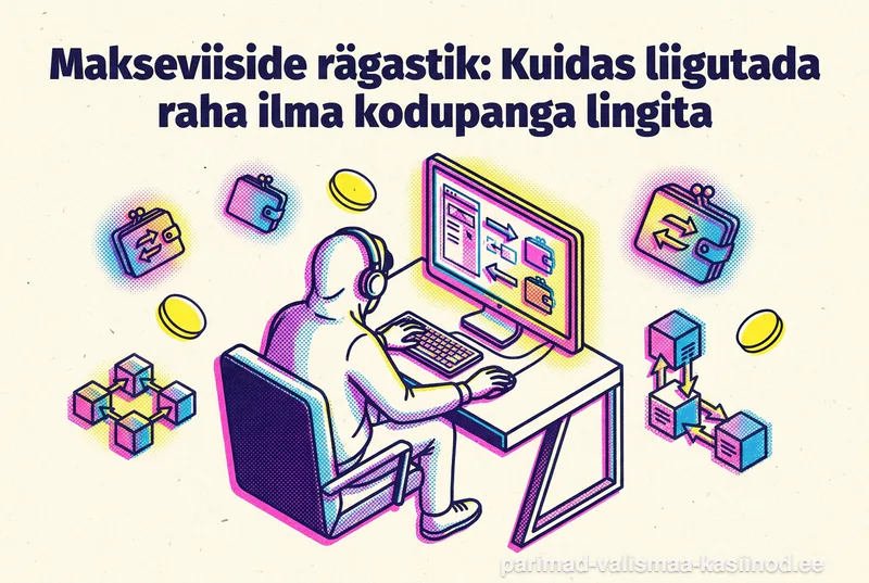 Makseviiside rägastik: Kuidas liigutada raha ilma kodupanga lingita