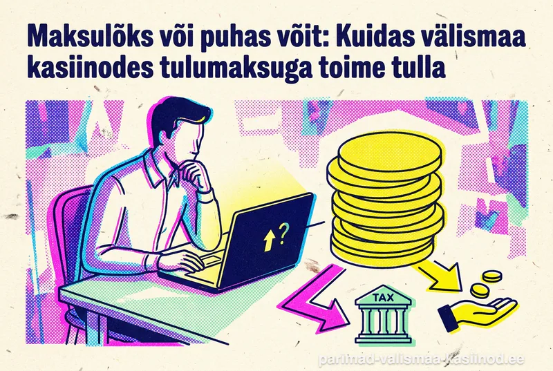 Maksulõks või puhas võit: Kuidas välismaa kasiinodes tulumaksuga toime tulla